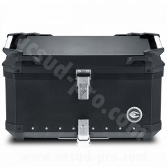 Top Case 60L Coocase Aluminium Series Noir (Livre avec platine)