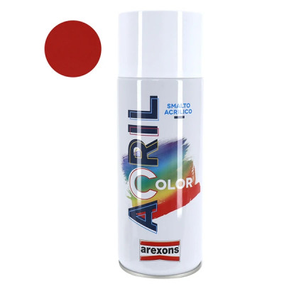 Bombe de peinture acrylique adaptable rouge trafic RAL 3020 - aerosol 400ml (3938) Ducati/Honda/Beta
