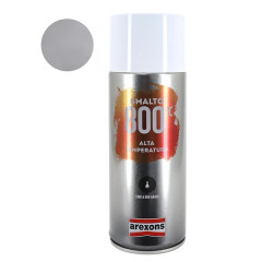 Bombe de peinture adaptable haute température 800°C couleur alu - aérosol 400ml (3331)
