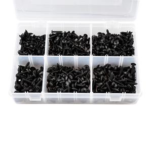 Coffret de vis carrosserie adaptable 700 PCS (6x1/2 - 8x1/2 - 10x1/2 - 6x3/4 - 8x3/4 - 10x3/4)