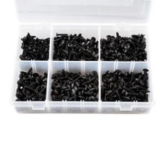 Coffret de vis carrosserie adaptable 700 PCS (6x1/2 - 8x1/2 - 10x1/2 - 6x3/4 - 8x3/4 - 10x3/4)