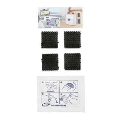 Double face adaptable Velcro Grip DG1000 résistance 7kgs 25x25mm