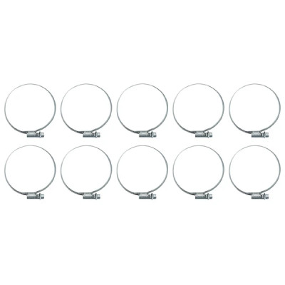 Collier de serrage métal adaptable 50-70mm (sachet de 10 pièces) largeur 9mm