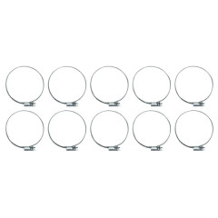 Collier de serrage métal adaptable 60x80mm (sachet de 10 pièces) largeur 9mm