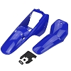 Kit carrosserie adaptable bleu Yamaha PW 80 (2 pièces)