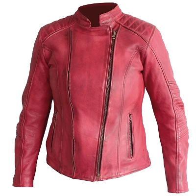 Blouson adaptable en cuir de vachette femme taille S