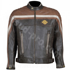Blouson adaptable cuir de vachette homme taille S