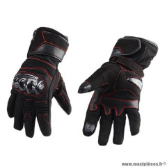 Gants hiver Trendy coques homologuées CE EPI KP1 taille XL / T11 couleur noir rouge