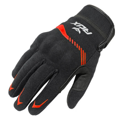 Gants printemps/été ADX coques homologuées EN 13594:2015 taille L / T10 couleur noir rouge