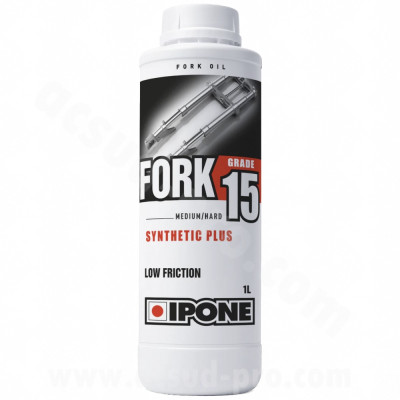 Huile de fourche Ipone 15 semi-synthétique 1 litre scooter, moto, cyclo, 50 à boite