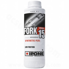 Huile de fourche Ipone 15 semi-synthétique 1 litre scooter, moto, cyclo, 50 à boite