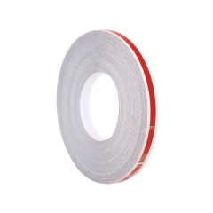 Liseret de jante adaptable rouge 3mm (rouleau de 10m)