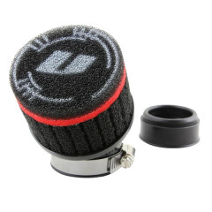 Filtre à air Voca Racing mousse double couche Ø48mm pour carbu Keihin PWK noir