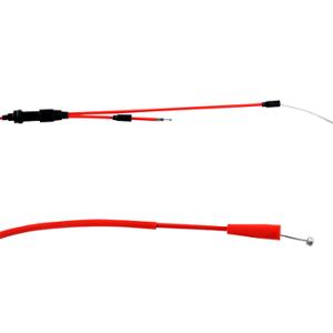 Câble gaz adaptable rouge pour Sherco SE-R/SM-R/HRD 2006-