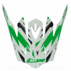 Visière casque cross NoEnd cracked enfant vert