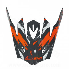 Visière NoEnd cracked enfant orange