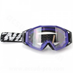 Masque cross moto NoEnd 7.2 cracked series purple
