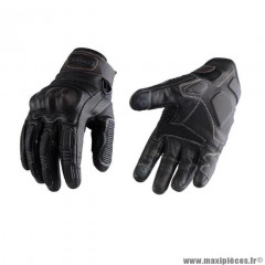 Gants moto Trendy cuir noir / marron taille S