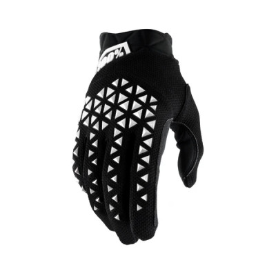 Gants motos adaptable 100% airmatic noir/blanc taille XL