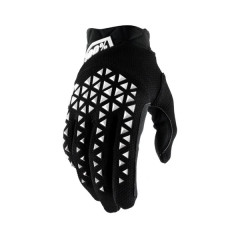 Gants motos adaptable 100% airmatic noir/blanc taille XL