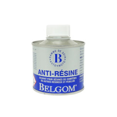 Solvant adaptable BELGOM ANTI-RESINE 150ml pour nettoyage carrosserie et vitre