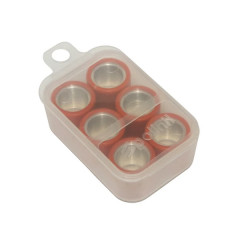 Galets Polini 19x17 5,5g pour maxi-scooter Yamaha 125 Xmax après 2006 - MBK 125 Skycruiser après 2006 (jeu de 6 - 242.095)