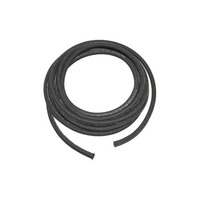 Durite essence adaptable revêtement textile 4x9.5 noir spéciale hydrocarbures (rouleau 5m)