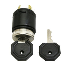 Contacteur à clé adaptable 2 positions - 3 connecteurs (Peugeot 103 - MBK 51)