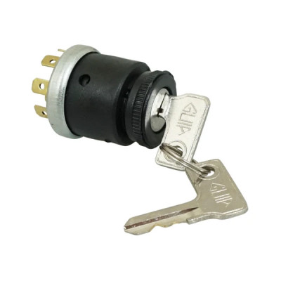 Contacteur à clé adaptable 2 positions - 6 connecteurs