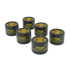 Galets Top Performances 23x18 22,0g (x6) pour Honda 300 SH, Kymco 250 Grand Dink