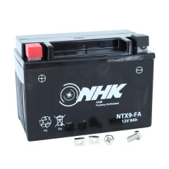Batterie 12V NHK 8 Ah SANS ENTRETIEN QUALITÉ PREMIUM ACTIVEE EN USINE
