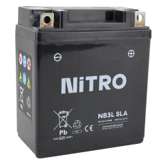 Batterie 12V Nitro 3Ah SLA sans entretien prête à l'emploi