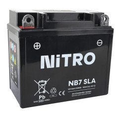 Batterie 12V Nitro 8 Ah SLA sans entretien prête à l'emploi