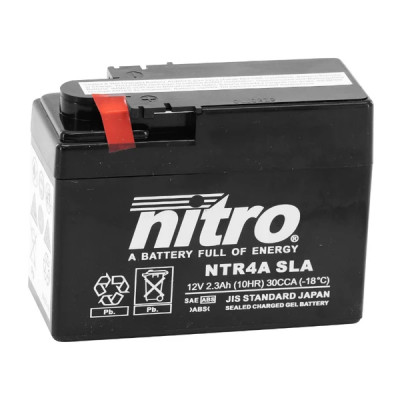 Batterie 12V Nitro 2,3 Ah NTR4A sans entretien prête à l'emploi