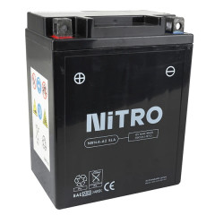 Batterie Nitro 12V 14Ah NB14A-A2 SANS ENTRETIEN prêt à l'emploi