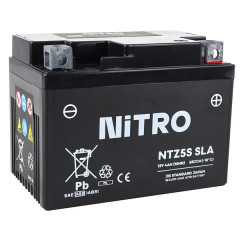 Batterie Nitro 12V 3,5 Ah NTZ5S sans entretien prête à l'emploi