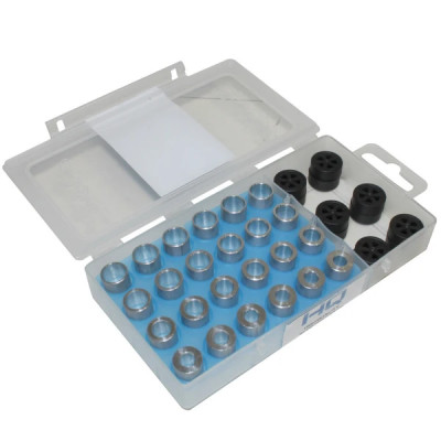 Galets 16x13 2,5-3,0-3,5-4,0g POLINI (4 jeux de 6) pour Peugeot 50 TKR, Trekker, Speedfight, Buxy, Vivacity - Piaggio 50 Zip, Typhoon, NRG 1994 à 1999 - Kymco 50 Dink, People, Top-Boy (242.410)