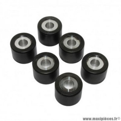 Galets Piaggio Jeu de 6 pour 50 Fly 4T, Liberty, NRG, Typhoon, Zip 4T, Vespa LX 4T, Primavera, Sprint, Aprilia 50 Sport-City, SR, Gilera 50 DNA, Runner, Stalker - CM1102025