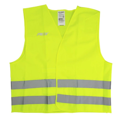 Gilet réfléchissant ADX homologué CE velcro jaune