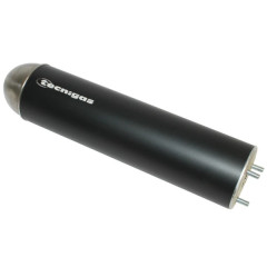 Silencieux Tecnigas alu noir pour mécaboite E-Nox