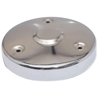 Cache variateur adaptable acier 3 trous chrome pour Peugeot 103