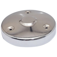 Cache variateur adaptable acier 3 trous chrome pour Peugeot 103