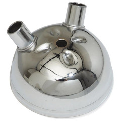 Embout de pot adaptable double sortie chrome Peugeot 103