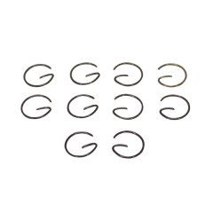 Clips de piston adaptable diamètre 12 forme en g pour Peugeot AM6 - Derbi Senda (vendu par 10)