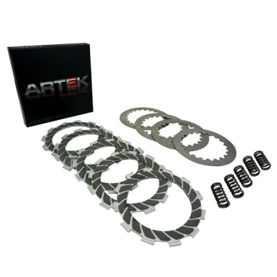 Disque d'embrayage Artek renforcé Kevlar pour Derbi 50 Senda, GPR - Gilera 50 SMT, RCR (kit complet)