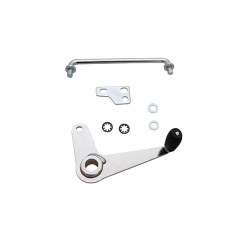 Pédale lanceur-cirette adaptable acier chrome Peugeot 103 MVL-SP, MBK 51