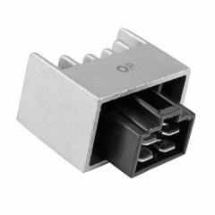 Régulateur de tension adaptable 50 A (12V - 4 cosses) pour Beta 50 RR AM6 2007-2010, 125 RR 2005-2007, HM 50 CRE BAJA-DERAPAGE 2006-2013, MBK 50 BOOSTER 2004-2013, Yamaha 50 BW'S 2004-2013