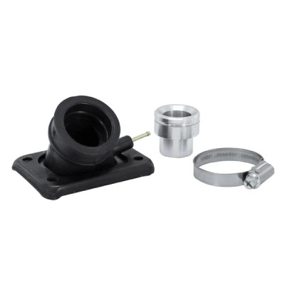 Pipe admission Athena diamètre carburateur 20-26mm pour Minarelli 50 AM6, Yamaha 50 TZR, Rieju 50 RR, Aprilia 50 RS, RX