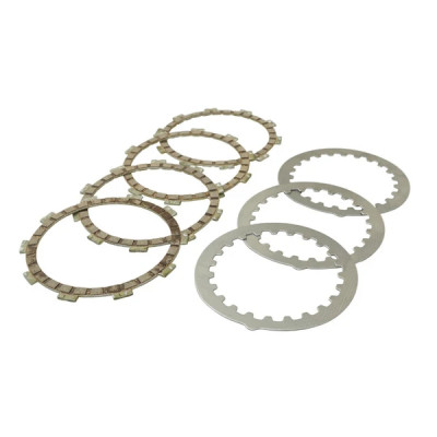 Disque d'embrayage Newfren OE standard kit Minarelli 50 AM6, MBK 50 X-Power 2003+, Yamaha 50 TZR 2003-2012, 50 DT R 2002-2013, Beta 50 RR Enduro 2005-2017 (F1540AC)