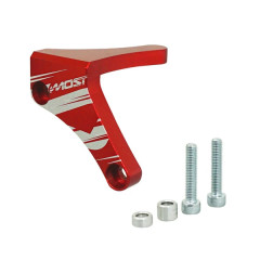 Butée biellette embrayage adaptable alu rouge pour moteurs Minarelli 50 AM6, MBK 50 X-Power, Yamaha 50 TZR, Peugeot 50 XPS, Rieju 50 RS1, Aprilia 50 RS Lighty